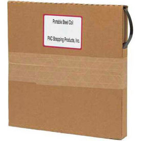 Pac Strapping Portable Steel Strapping Coil w/Self Dispensing Box 1/2