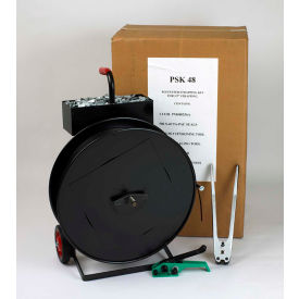 Pac Strapping Polyester Kit w/ Tensioner/Sealer/Seals & Cart 4200'L x 5/8