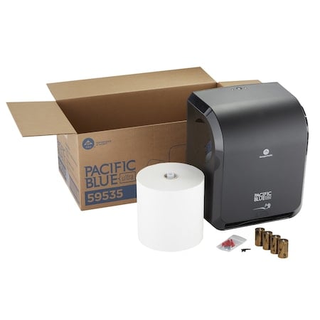 Automated Towel Dispenser Kit, Black MPN:59535
