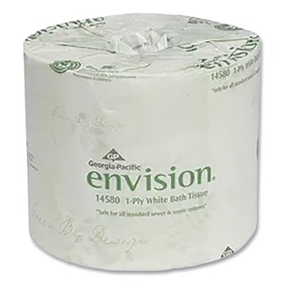 Pacific Blue Std Bath Tissue 1PLY (80/Ca) MPN:14580