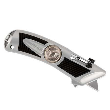 Phc Qbar Auto-Ret Safetyknife Met Gray/Black MPN:E13301-9