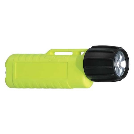 Safety Yellow LED Handheld Flashlight, Alkaline AA, 110lm MPN:510001