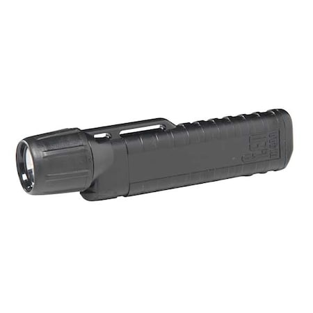 Handheld Flashlight, Led Black Industrial Handheld Flashlight, 77 lm MPN:514502