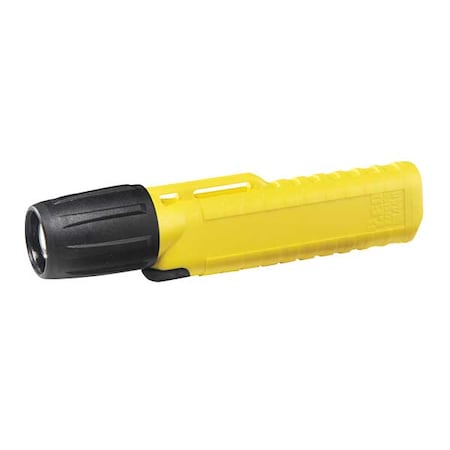 Safety Yellow LED Handheld Flashlight, Alkaline AA, 77lm MPN:514506