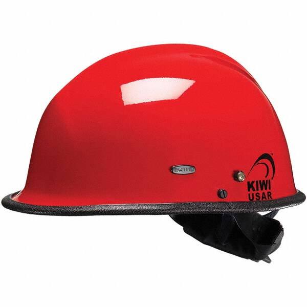 Rescue Helmet: Ratchet Adjustment, 6-Point Suspension MPN:804-3414