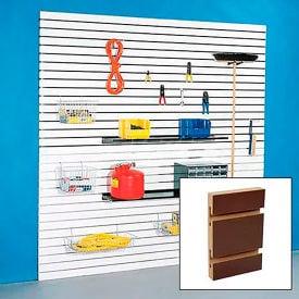 Pacific Panel Slatwall Panel with Aluminum Inserts 48