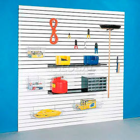 Pacific Panel Slatwall Panel with Aluminum Inserts 96