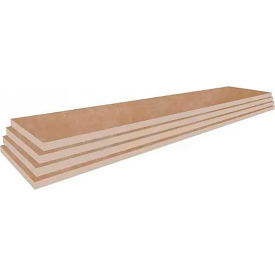 Pacific Panel Slatwall Shelves Finished on 2 Sides & 3 Edges 47-3/4