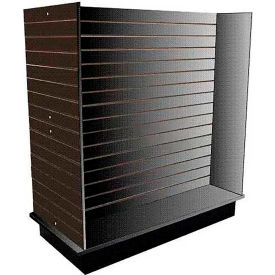 Pacific Panel Slatwall H Display Fixture with Casters 49-1/2