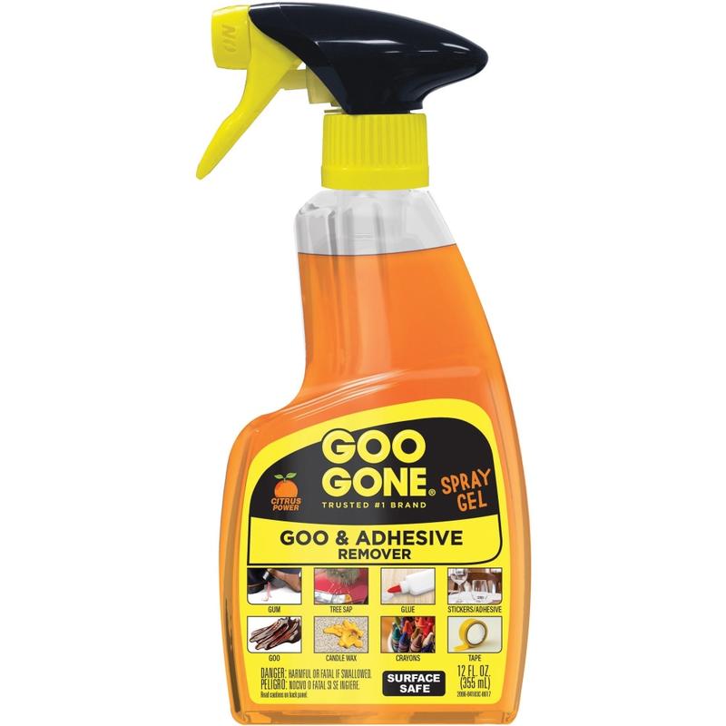 Goo Gone Spray Gel - Gel - 12 oz (0.75 lb) - Bottle - 6 / Carton - Orange (Min Order Qty 2) MPN:WMN2096CT