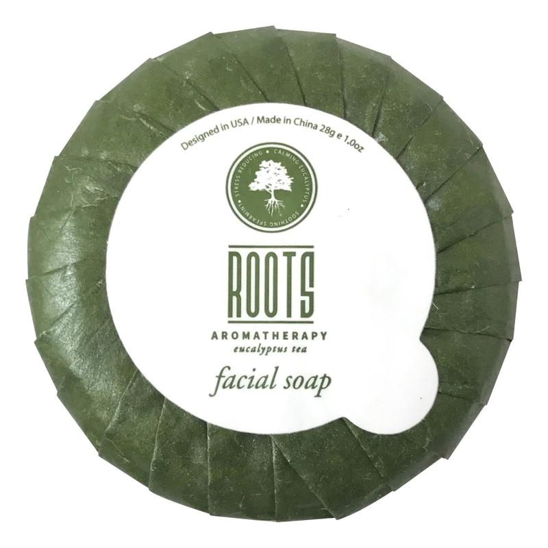 Roots Eucalyptus Tea Facial Soap In Pleat, 0.99 Oz, Case Of 500 MPN:ROOTS-FS-28G