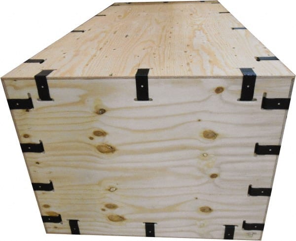 Bulk Storage Container: Collapsible Wood Crate MPN:CL1015X465X36