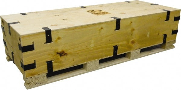 Bulk Storage Container: Collapsible Wood Crate MPN:NBCL7428X14