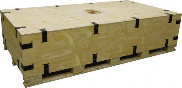 Bulk Storage Container: Collapsible Wood Crate MPN:NBCL874517