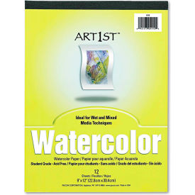 Pacon® Artist Watercolor Paper Pad 4910 9