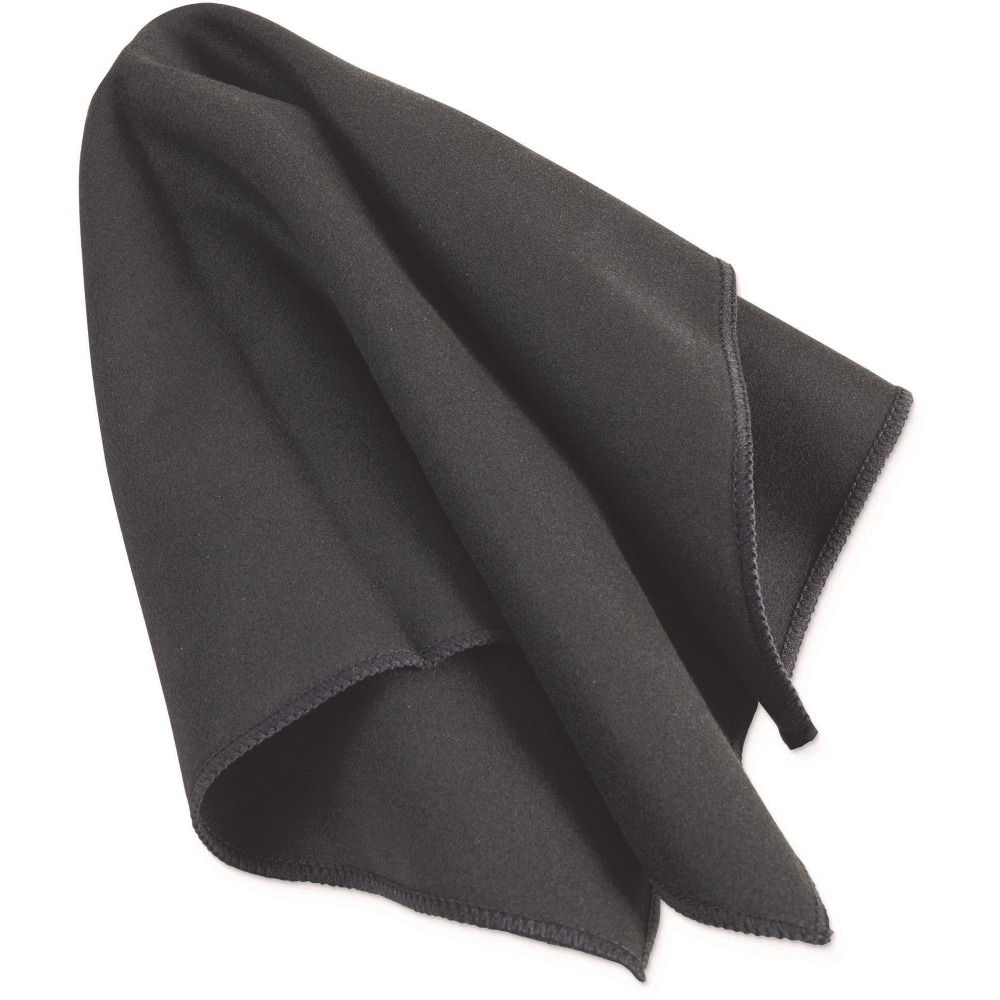 Pacon Microfiber Dry Erase Cloth - 12in Width x 14in Length - Used as Chalk Remover - Machine Washable, Reusable - Black - MicroFiber - 1 Each MPN:P2032