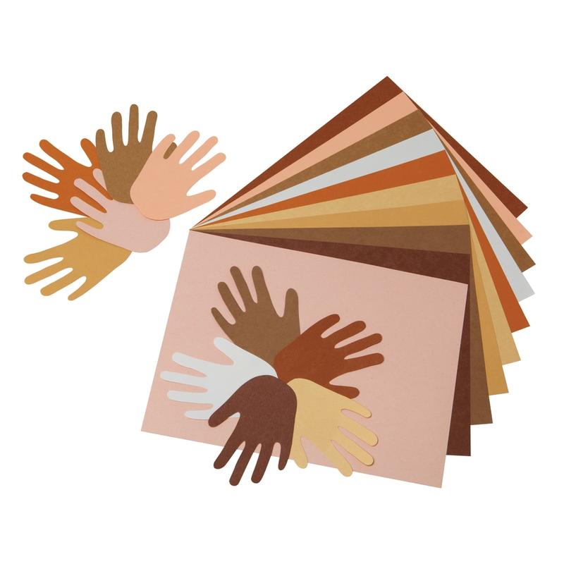 Prang Multicultural Construction Paper, 12in x 18in, Assorted Colors, Pack Of 50 MPN:9512