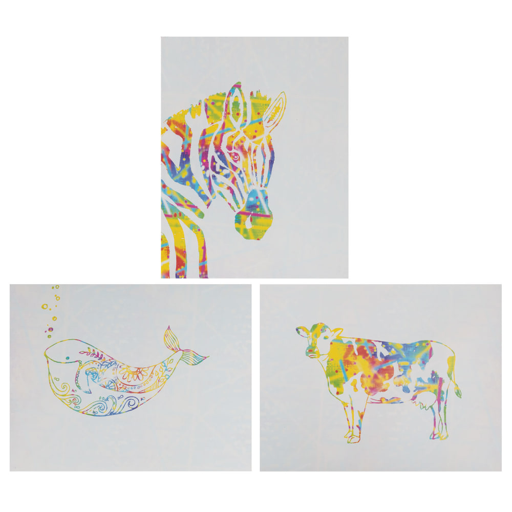 Pacon Now You See It! Art Paper, 8-1/2in x 11in, Radiant Gradient, Pack Of 50 Sheets MPN:PACAC4629