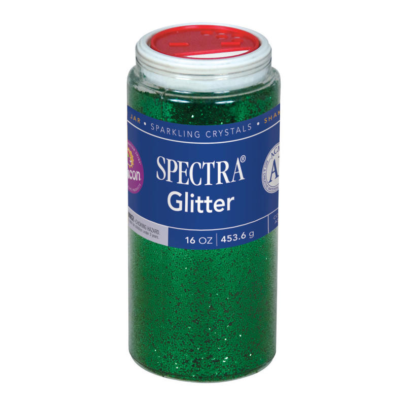 Pacon Glitter, Shaker-Top Can, Green (Min Order Qty 8) MPN:0091760