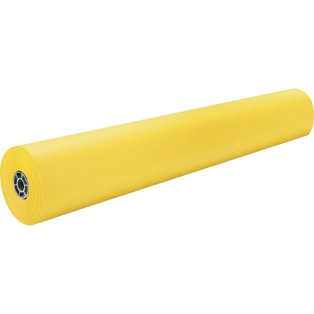 Pacon Rainbow Duo-Finish Kraft Paper Roll, 36in x 1000ft, Yellow MPN:0063080