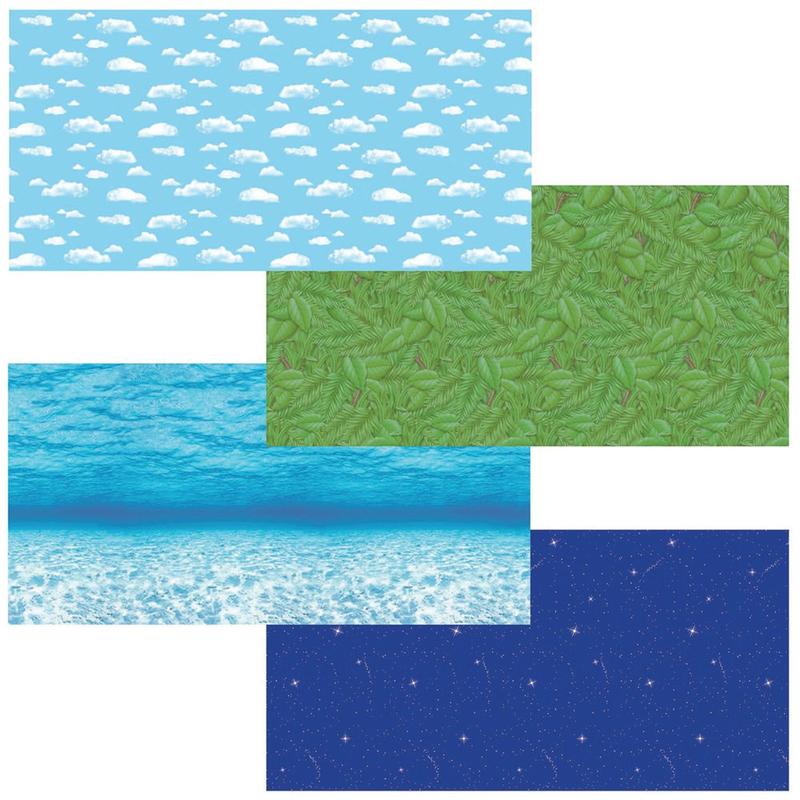 Pacon Fadeless Bulletin Board Art Paper, 48in x 12ft, Nature Assortment, Pack Of 4 Rolls MPN:PAC0057535