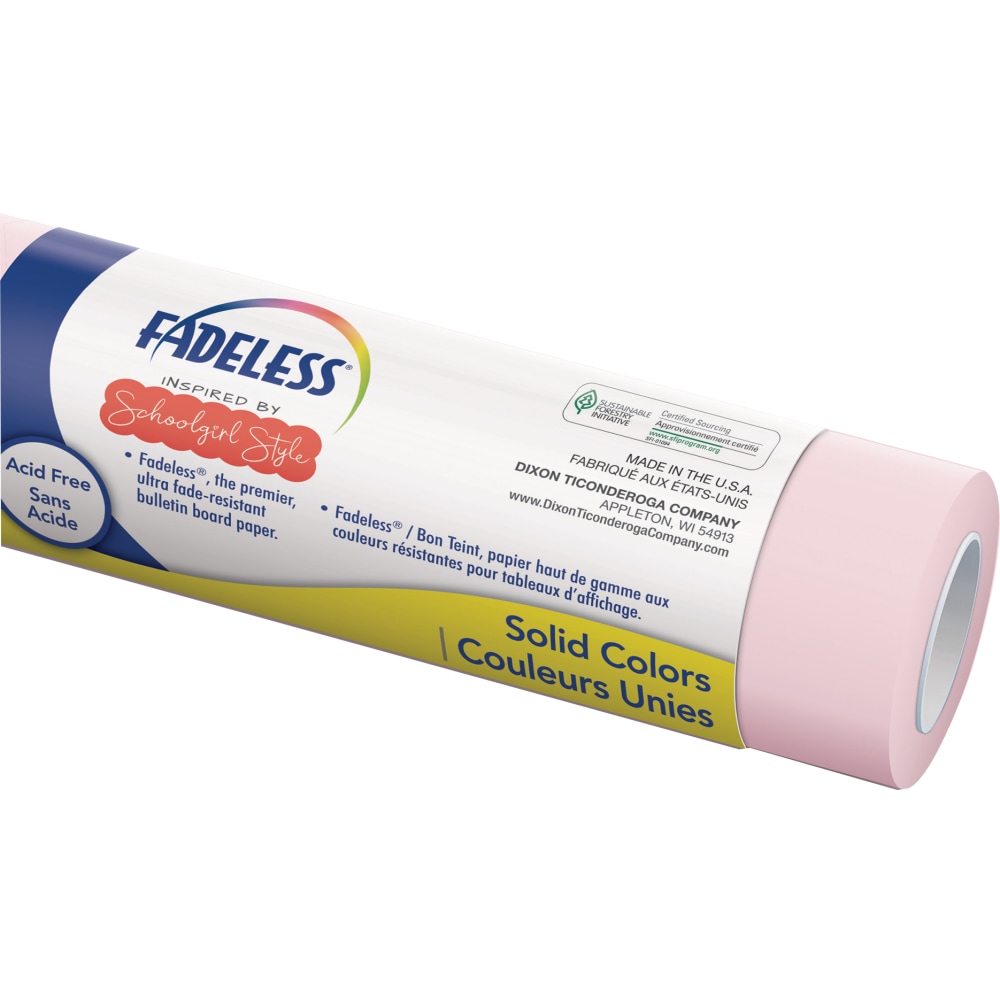 Fadeless Schoolgirl Style Bulletin Board Paper, 48in x 50ft, Lavender Haze MPN:PAC40005