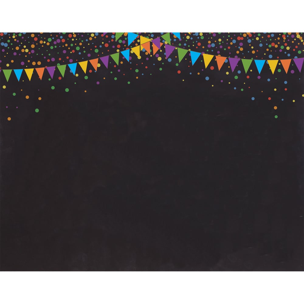 UCreate Premium Pennant Poster Board Sheets, 22in x 28in, Black, Pack Of 25 Sheets MPN:PAC5568