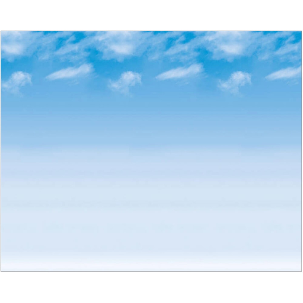 Pacon Fadeless Bulletin Board Art Paper, Wispy Clouds, 48in x 12ft, Pack Of 4 Rolls MPN:PAC56938
