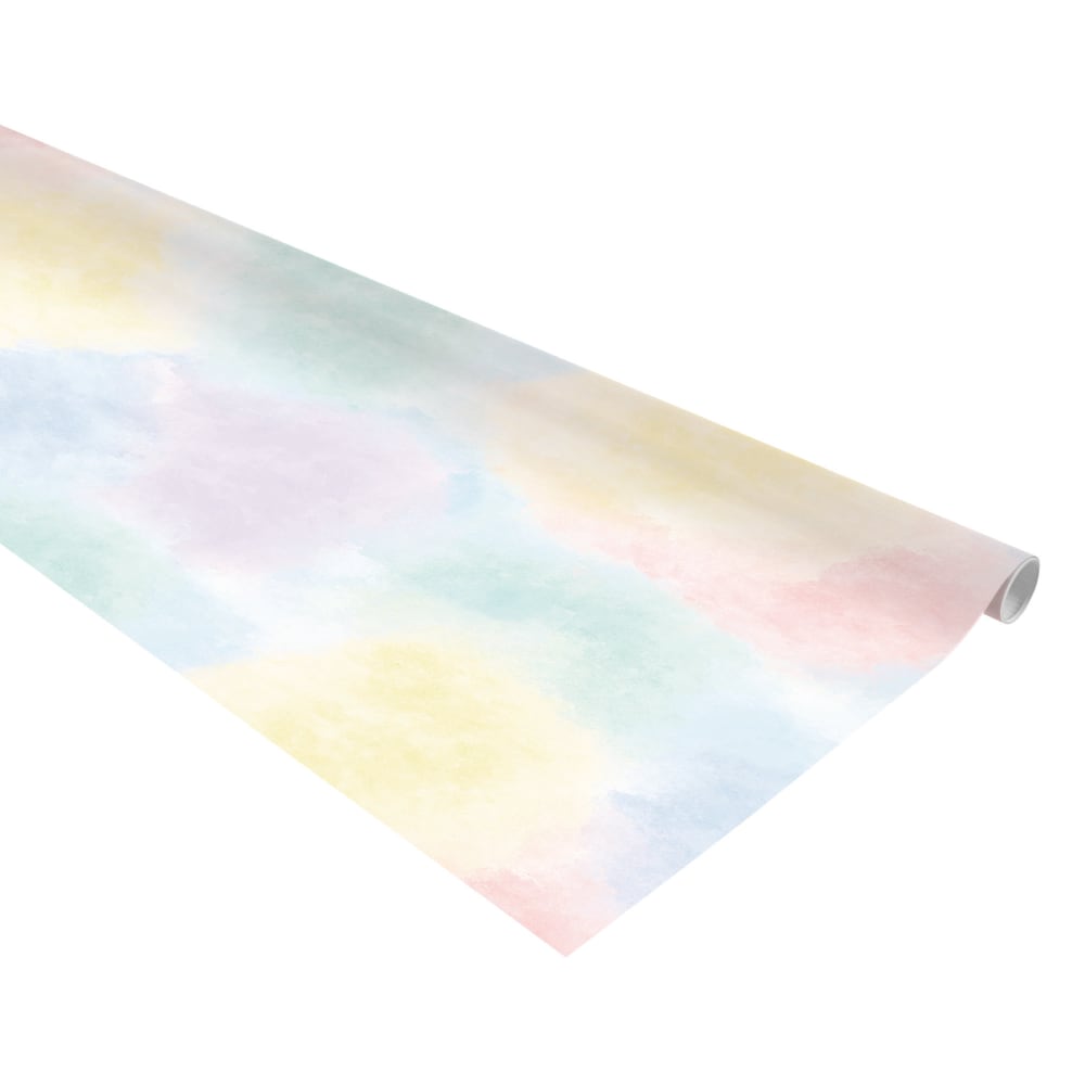 Pacon Fadeless Bulletin Board Paper, 48in x 12ft, Watercolor, Pack Of 4 Rolls MPN:PAC57518
