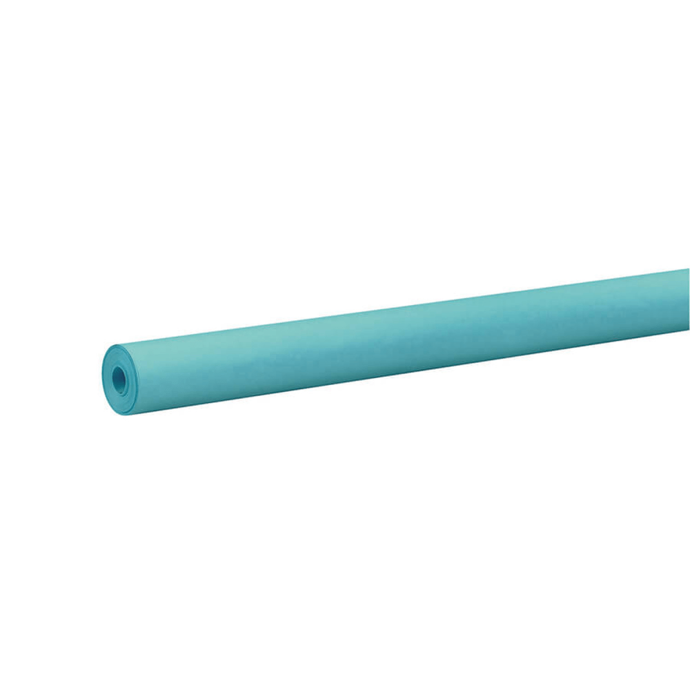 Pacon Rainbow Colored Kraft Duo-Finish Paper, 36in x 100ft, Aqua MPN:PAC66161