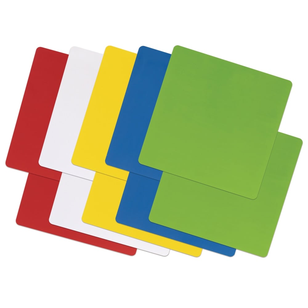 Pacon Self-Stick Dry-Erase Notes, 10in x 10in Squares, Assorted Colors, Pack Of 10 Notes MPN:PACAC9013