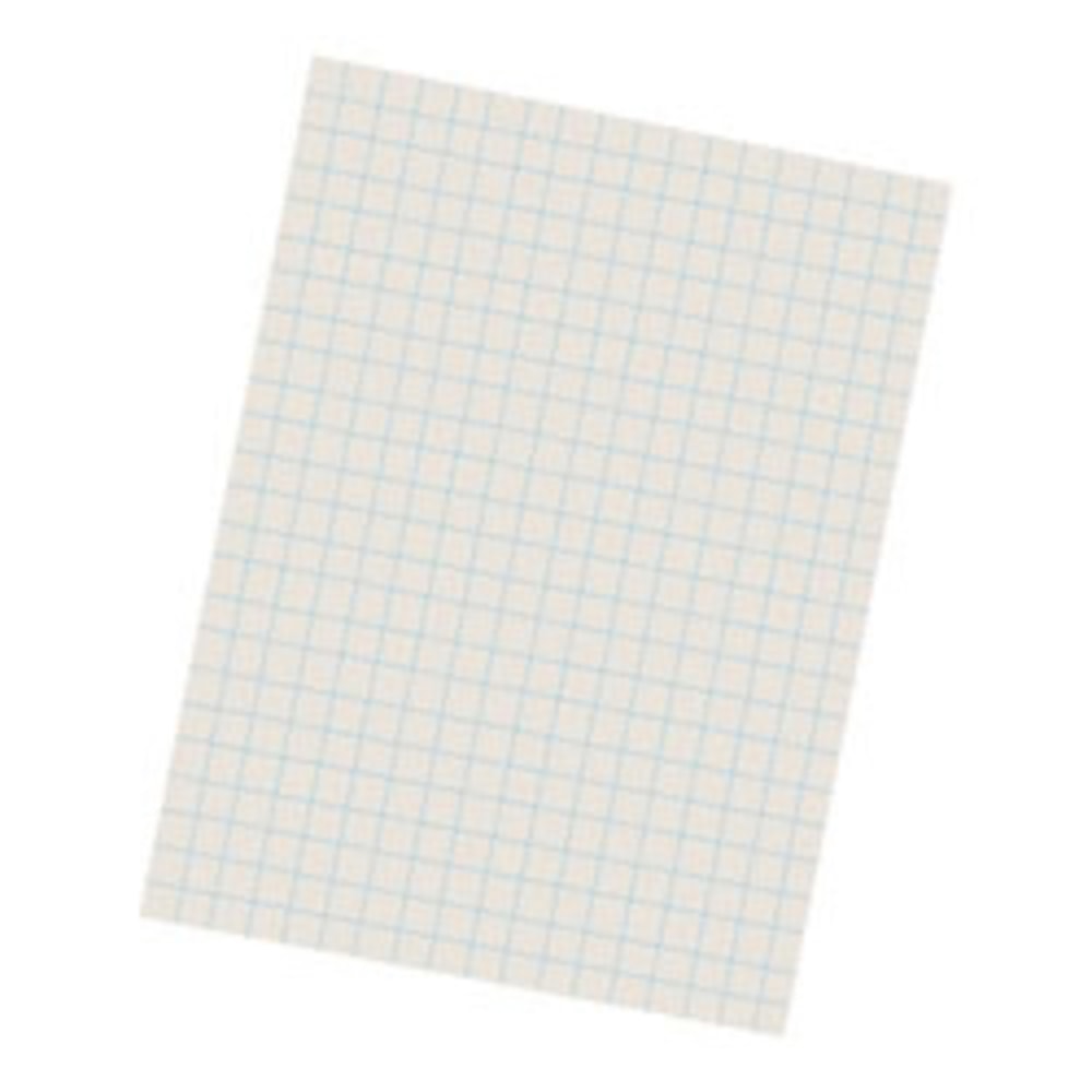 Pacon Quadrille-Ruled Heavyweight Drawing Paper, 1/2in Squares, White, Pack Of 500 Sheets (Min Order Qty 5) MPN:2863