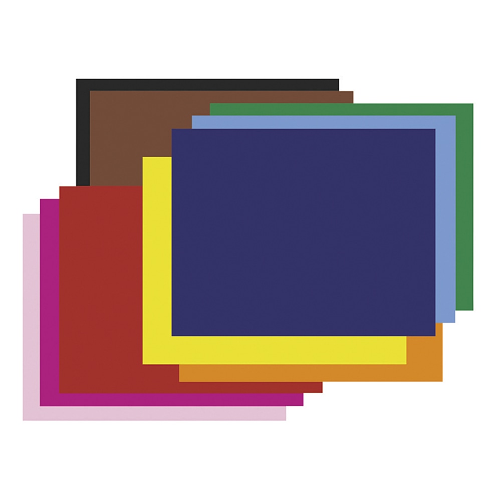 Pacon Peacock 100% Recycled Railroad Board, 22in x 28in, 4-Ply, Assorted, Pack Of 25 Sheets MPN:5487-1
