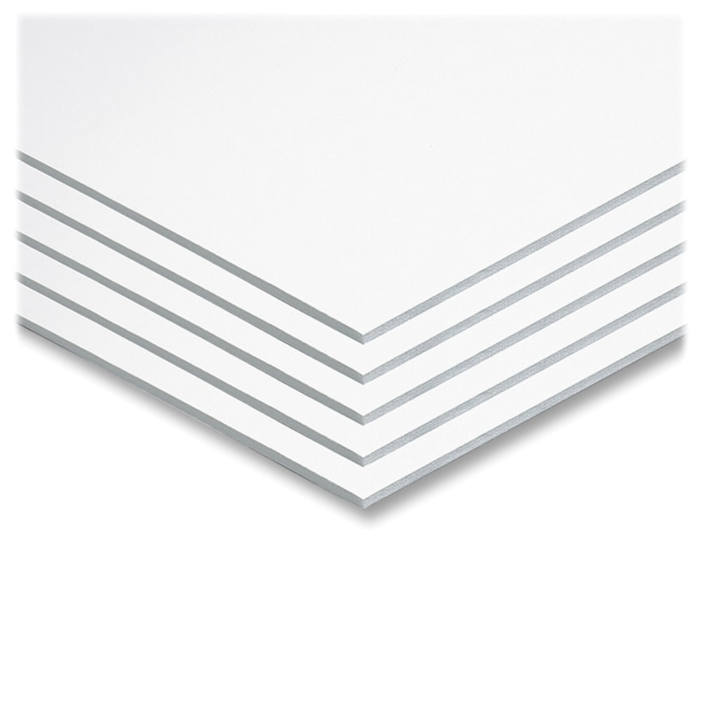 Pacon Original Foam Core Graphic Art Board, 22in x 28in, White, Carton Of 5 MPN:5557