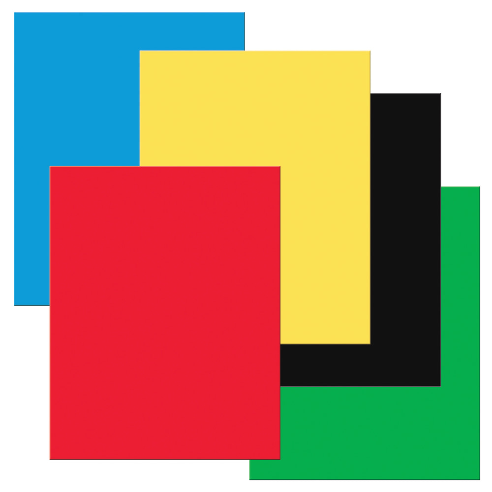 Pacon UCreate Premium Coated Poster Boards, 22in x 28in, Assorted Primary Colors, Pack Of 25 Boards MPN:PAC53911