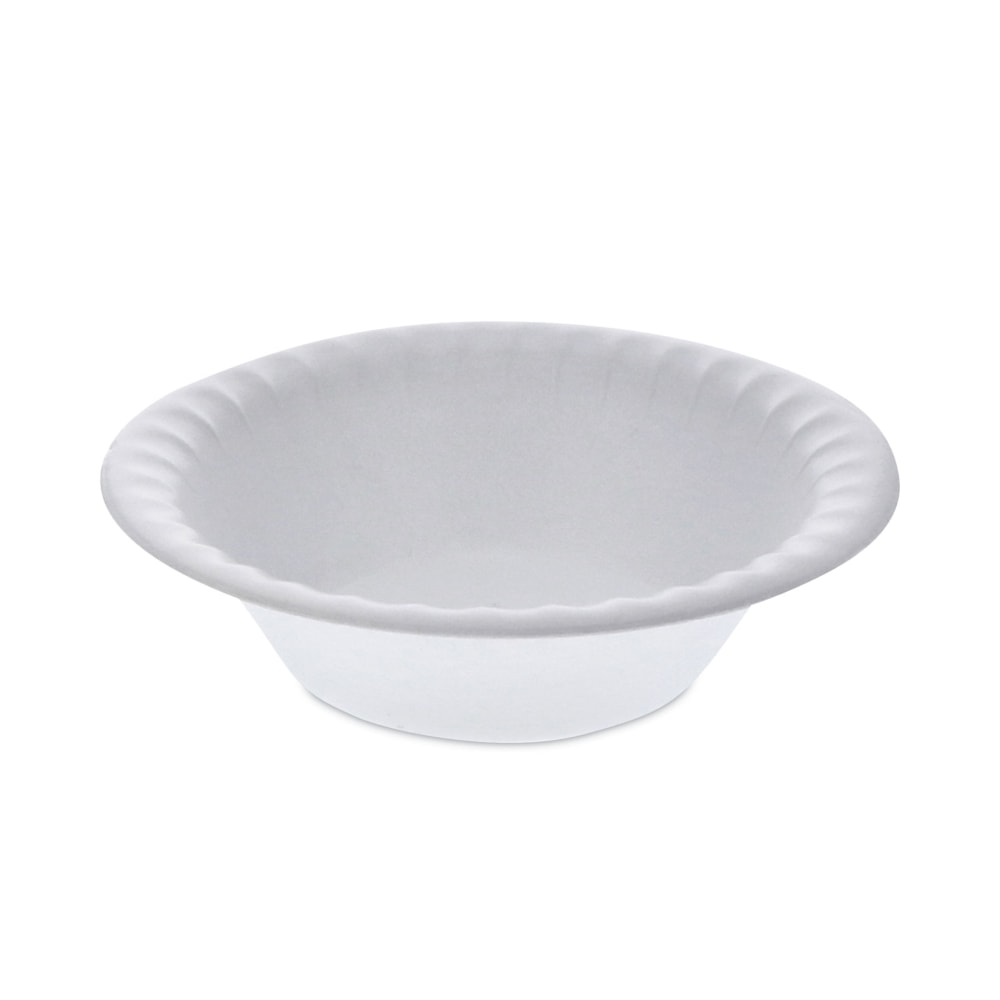 Pactiv Evergreen Placesetter Placesetter Satin Non-Laminated Foam Dinnerware, Bowl, 12 oz, 6in dia, White, 1, 000/Carton MPN:YTH100120000