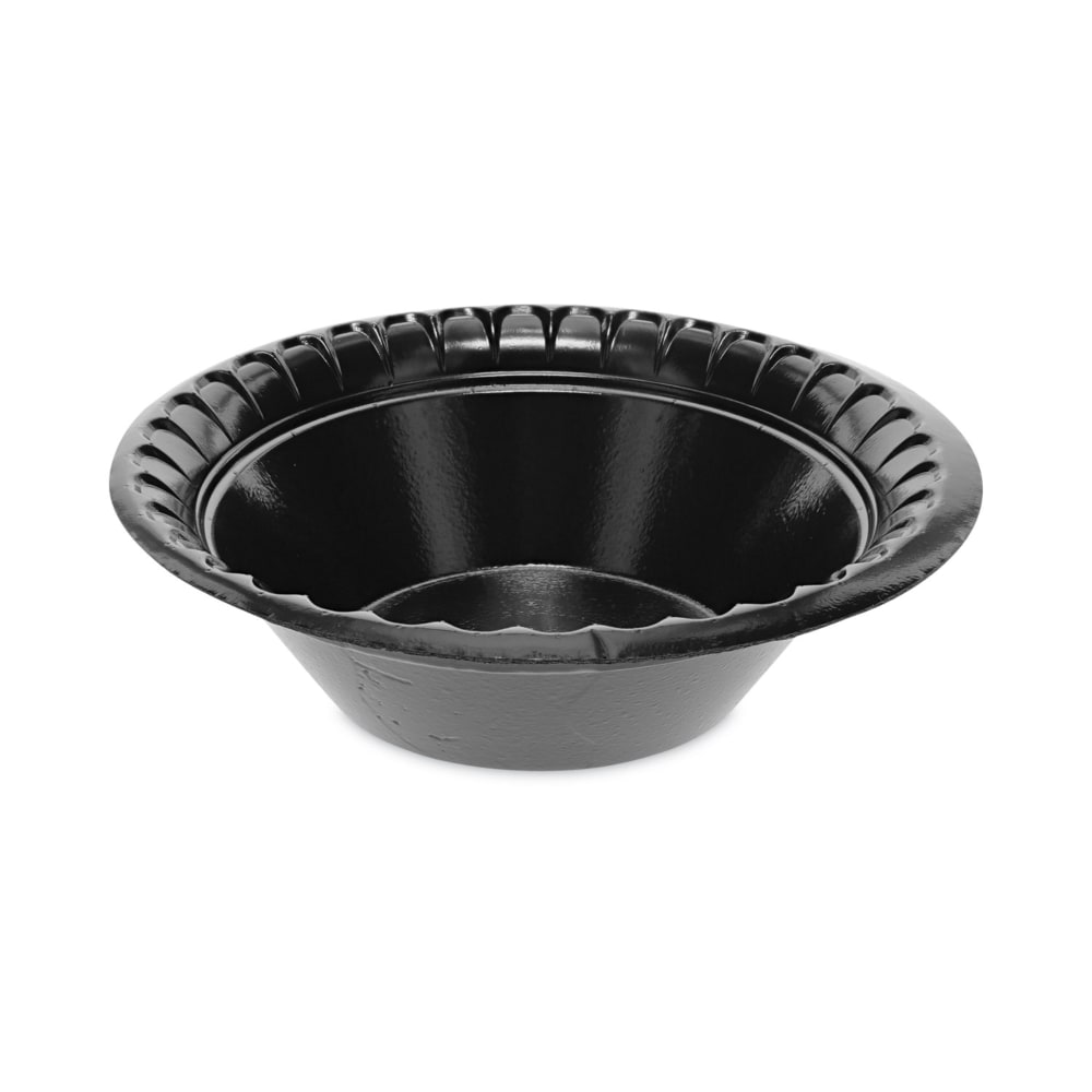 Pactiv Evergreen Placesetter Deluxe Laminated Foam Dinnerware, Bowl, 12 Oz, 6in, Black, Carton Of 1, 000 Bowls MPN:YTKB00120000