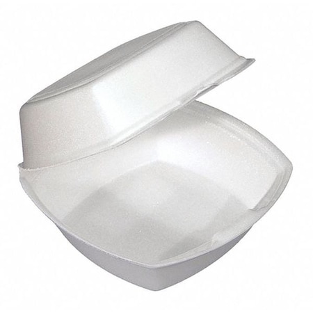 Disp Carry-Out Ctnr, 6 3/8 in W, WH, PK500 MPN:YTH100800000