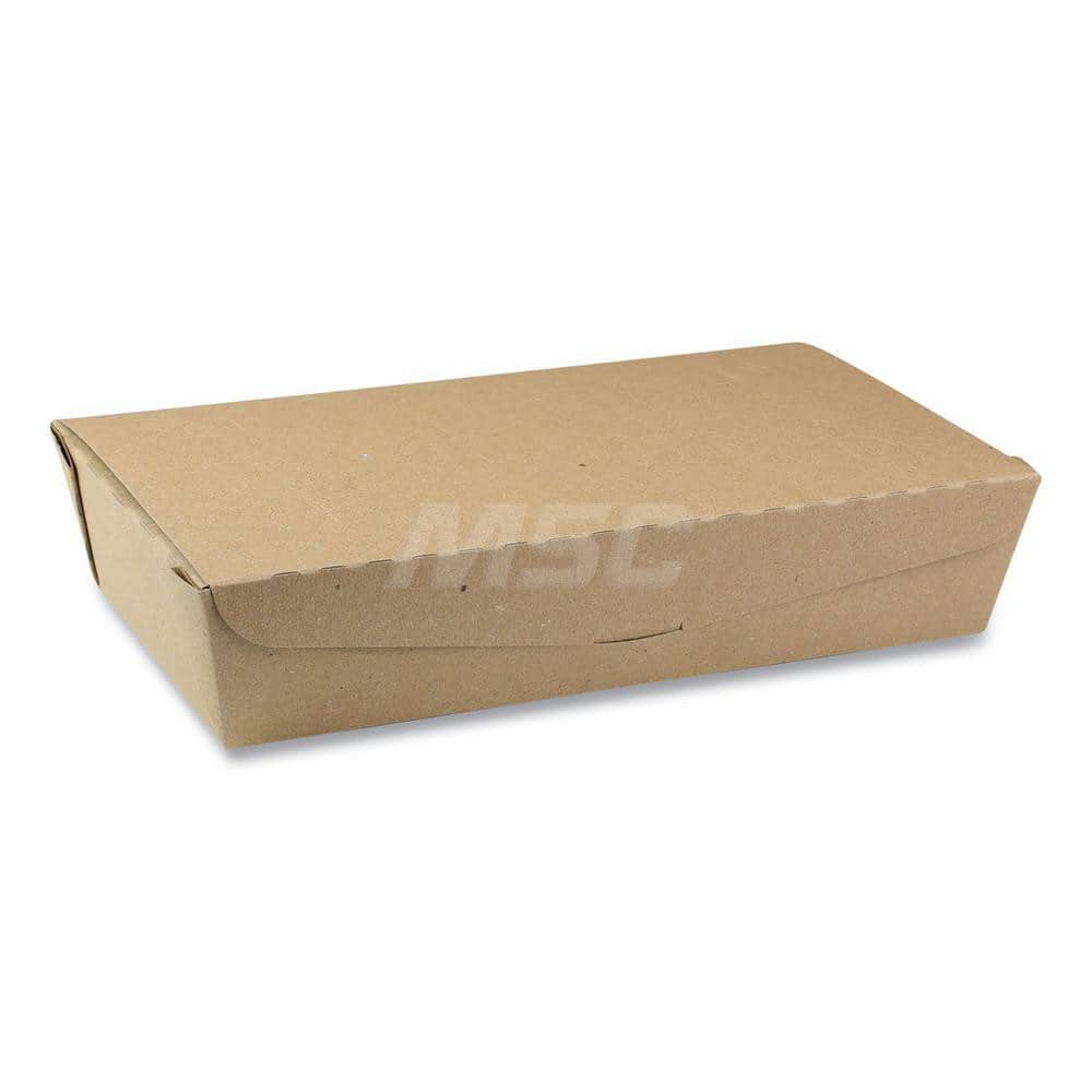 Food Storage Container: Rectangular, Flat Lid MPN:PCTNOB02KEC - Pkg Qty 100
