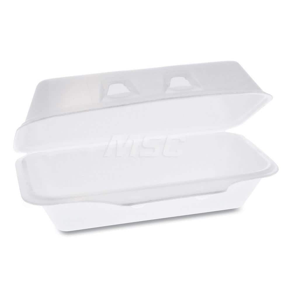 Food Storage Container: Rectangular, Hinged Lid MPN:PCTYHLW01840000 - Pkg Qty 440