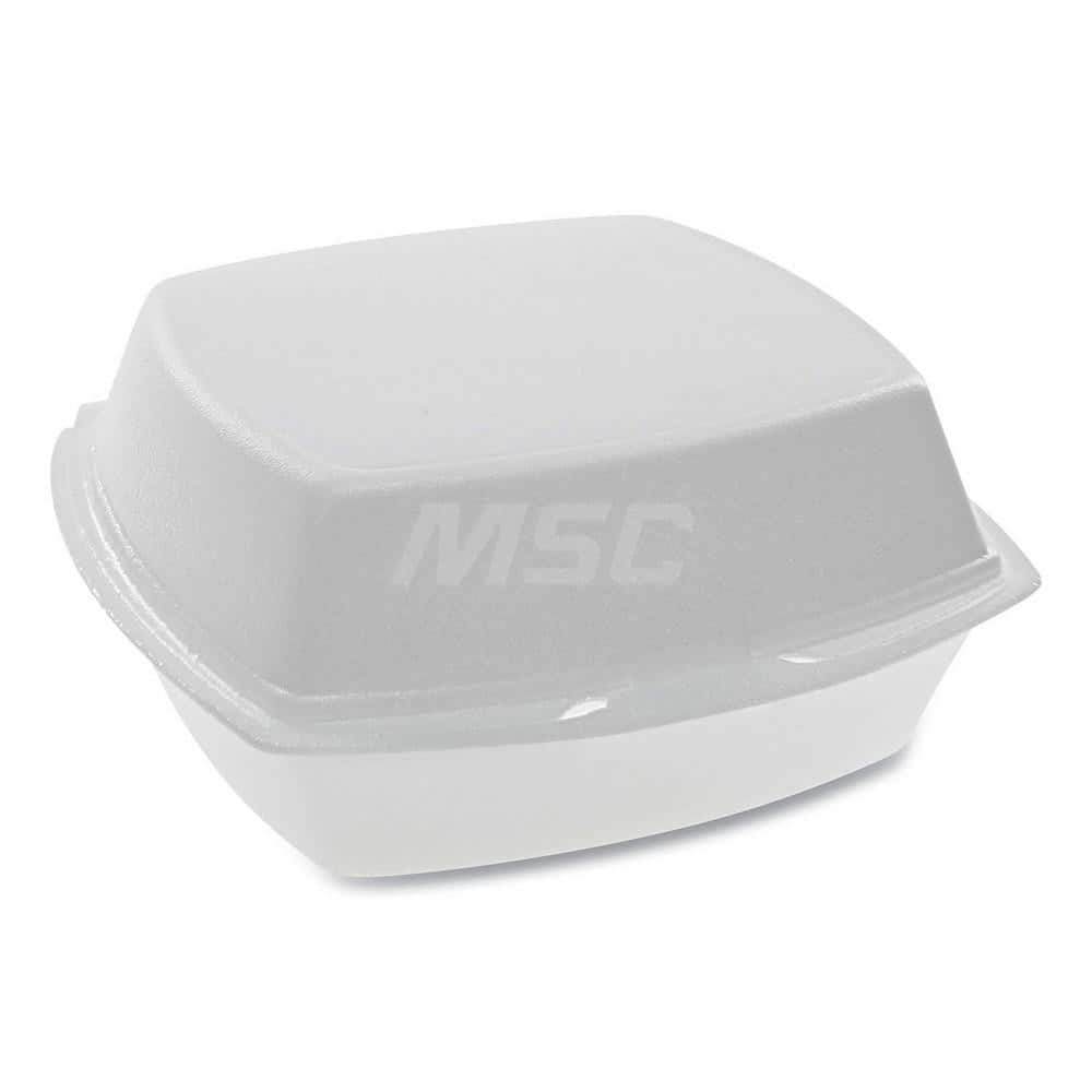 Food Storage Container: Square, Hinged Lid MPN:PCTYTH100800000 - Pkg Qty 500