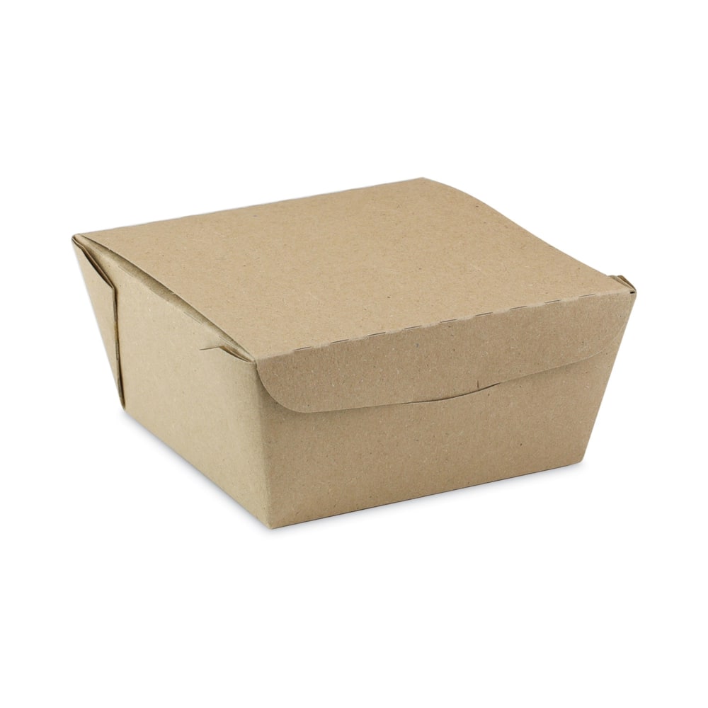Pactiv Evergreen EarthChoice OneBox Paper Boxes, 37 Oz, Kraft, Carton Of 312 Boxes MPN:NOB01KEC