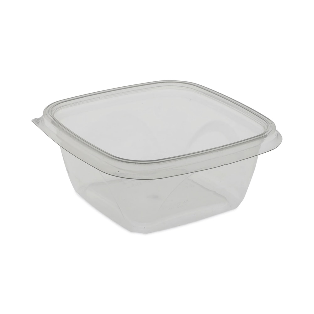 Pactiv Evergreen EarthChoice Square Bowls, 16 Oz, Clear, Plastic, Carton Of 504 Bowls MPN:SAC0516