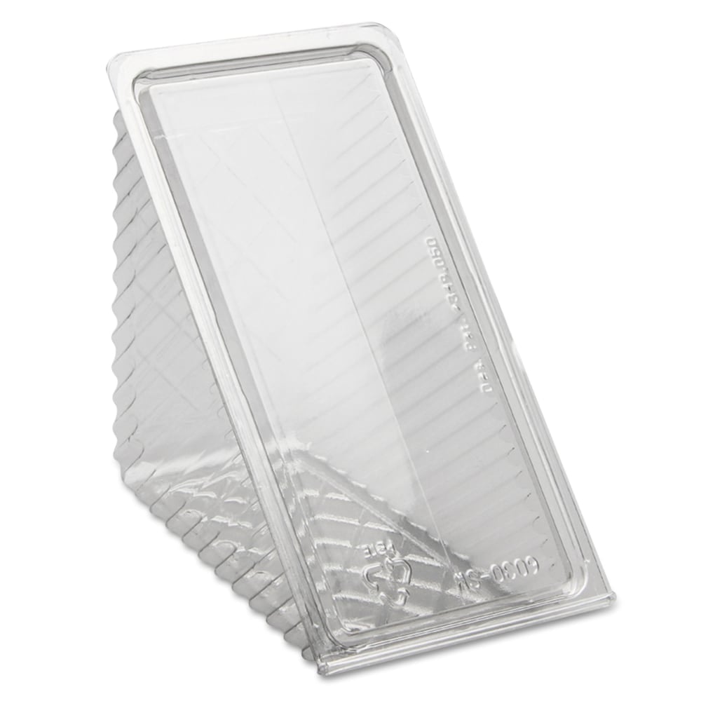 Pactiv Hinged-Lid Sandwich Wedges, Clear, 85 Wedges Per Pack, Case Of 3 Packs MPN:Y11334