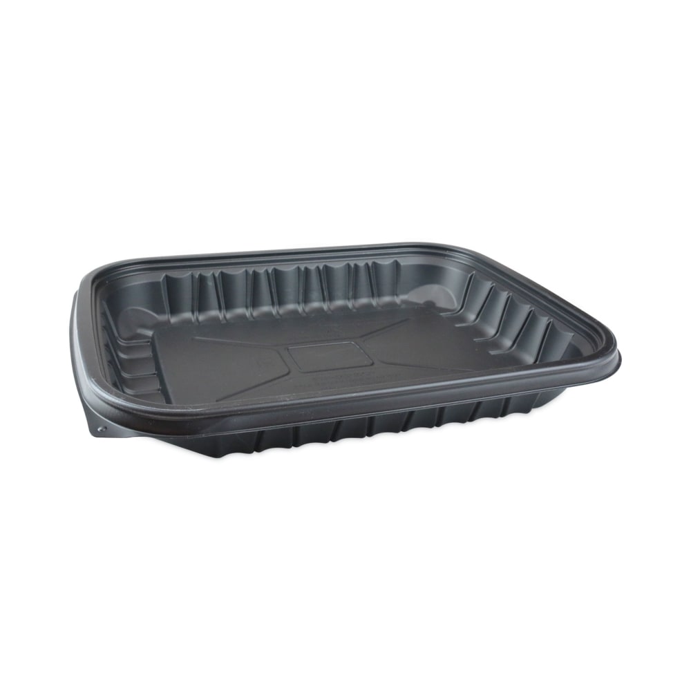 Pactiv Evergreen EarthChoice Entree2Go Takeout Containers, 48 Oz, Black, Carton Of 200 Containers MPN:YCNB12X94800