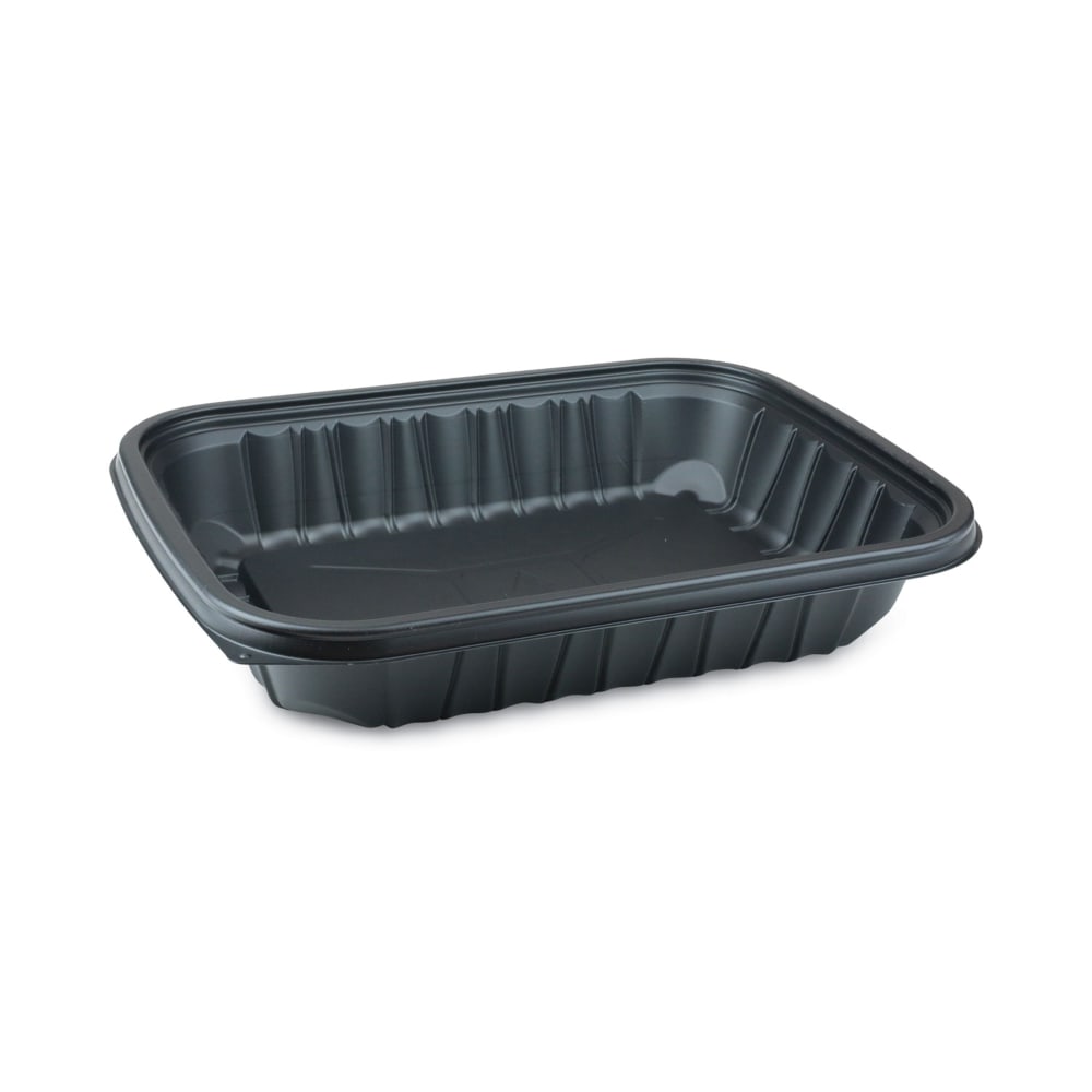 Pactiv Evergreen EarthChoice Entree2Go Takeout Containers, 64 Oz, Black, Carton Of 200 Containers MPN:YCNB12X96400