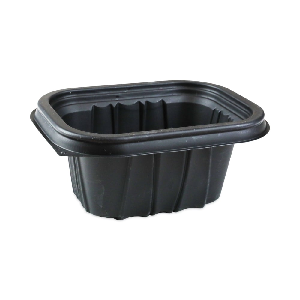 Pactiv Evergreen EarthChoice Entree2Go Takeout Containers, 12 Oz, Black, Carton Of 600 Containers MPN:YCNB6X412000