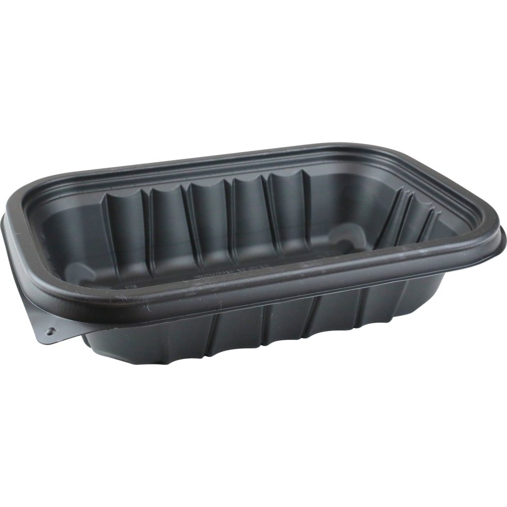 Pactiv Evergreen EarthChoice Entree2Go Container Bases, 9in x 6in, 24 Oz, Black, Carton Of 300 MPN:YCNB9X624000