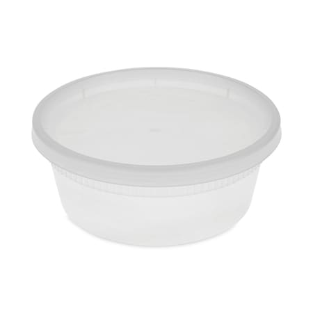DELItainer Microwavable Combo, Clear, 8 oz, 1.13 x 2.8 x 1.33, PK240 MPN:YL2508