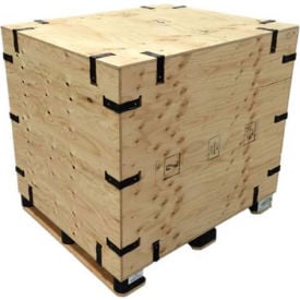 Pak-Rite SURE-LOK® Fir Plywood Premium Grade Collapsible Crate w/ Lid 76